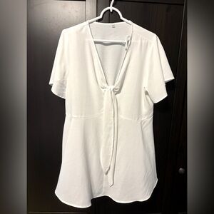 SHEIN white blouse